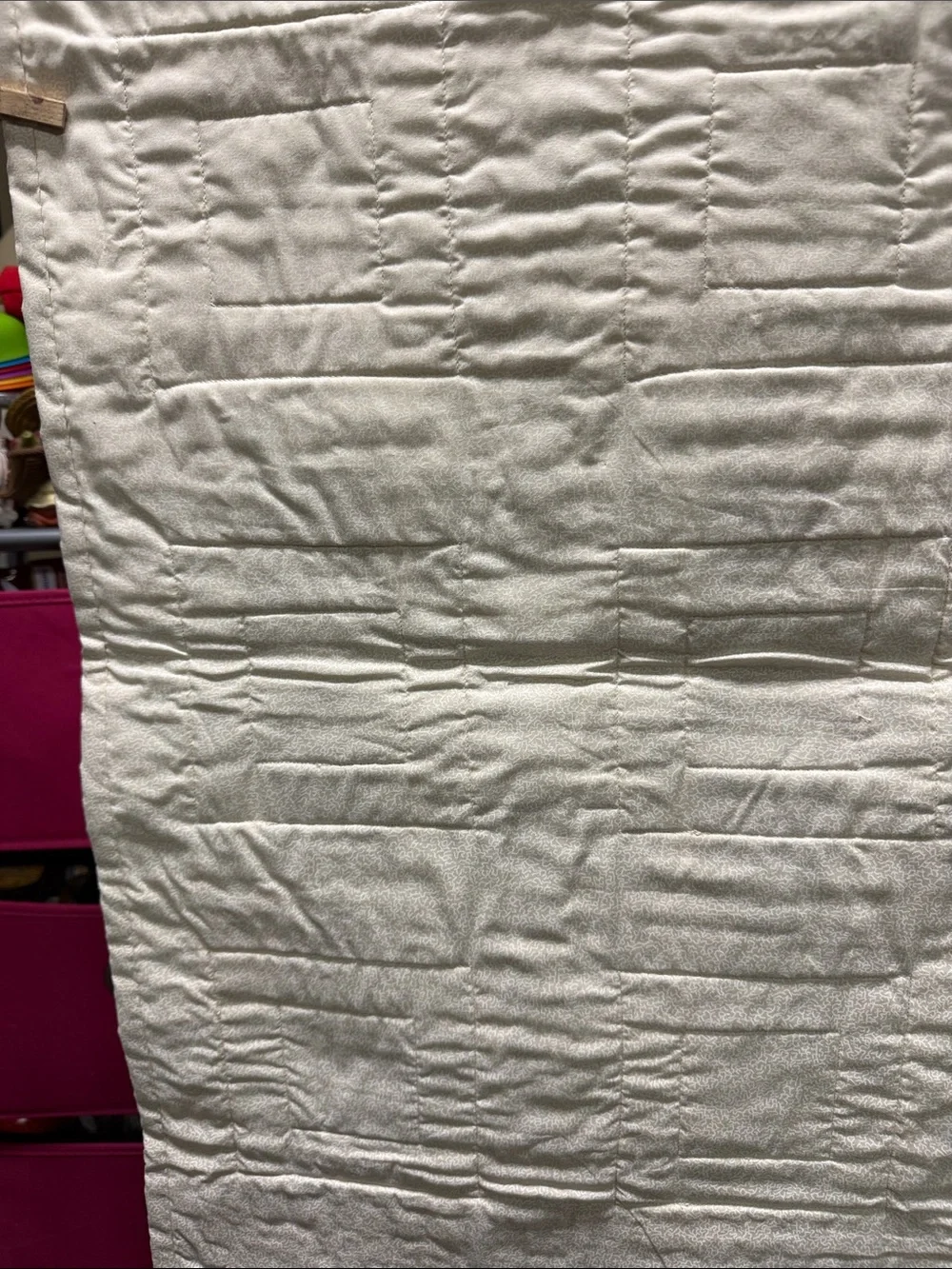 Handmade patchwork quilted